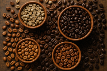 different coffee beans